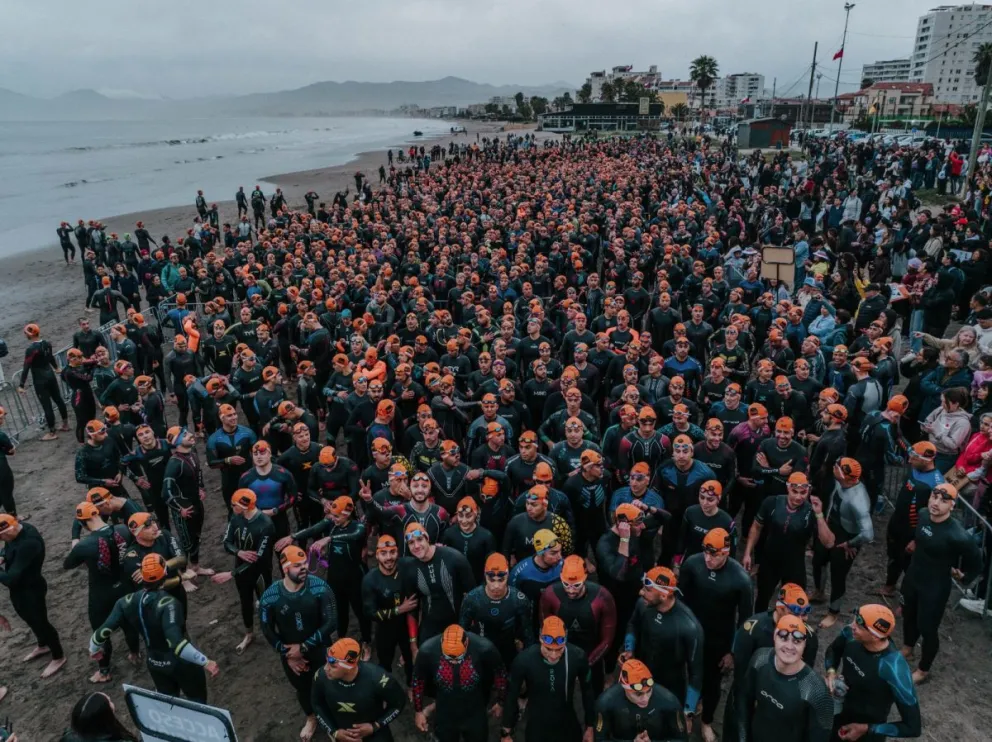 La competencia reunió a más de 2.000 corredores quienes recorrieron distintos sectores de la comuna-puerto. (Foto: Triatlón 5150 Coquimbo)
