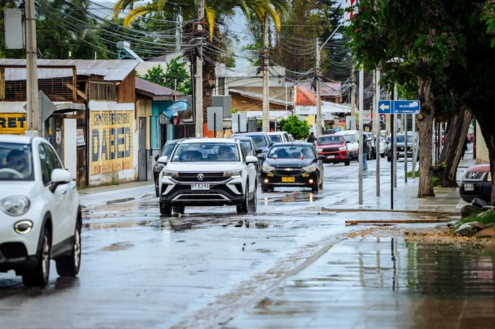Más de 25 mm de agua caída se registraron en la comuna de Illapel. (Foto: Cedida)