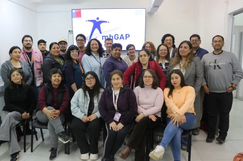 Equipos de salud se capacitan en salud mental a personal médico en Ovalle.