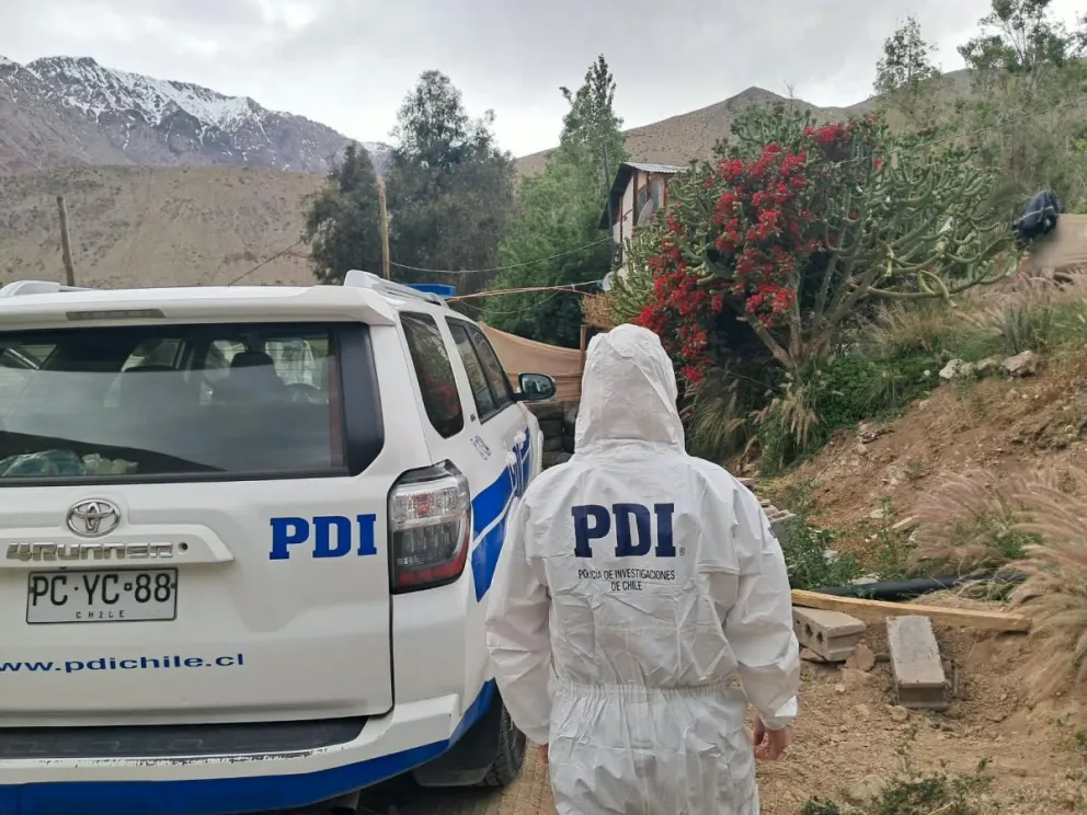 La Brigada de Homicidios de la PDI de La Serena quedó a cargo de las diligencias para esclarecer las circunstancias del femicidio ocurrido en la localidad de Pisco Elqui, comuna de Paihuano. (FOTO: Cedida)