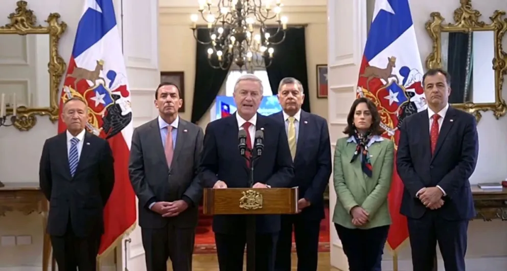 El Presidente José Antonio Kast ratificó en su cargo al ministro de Justicia, Fernando Rabat, y anunció medidas para impedir rebajas de condenas a abusadores sexuales. (Foto: Cedida)