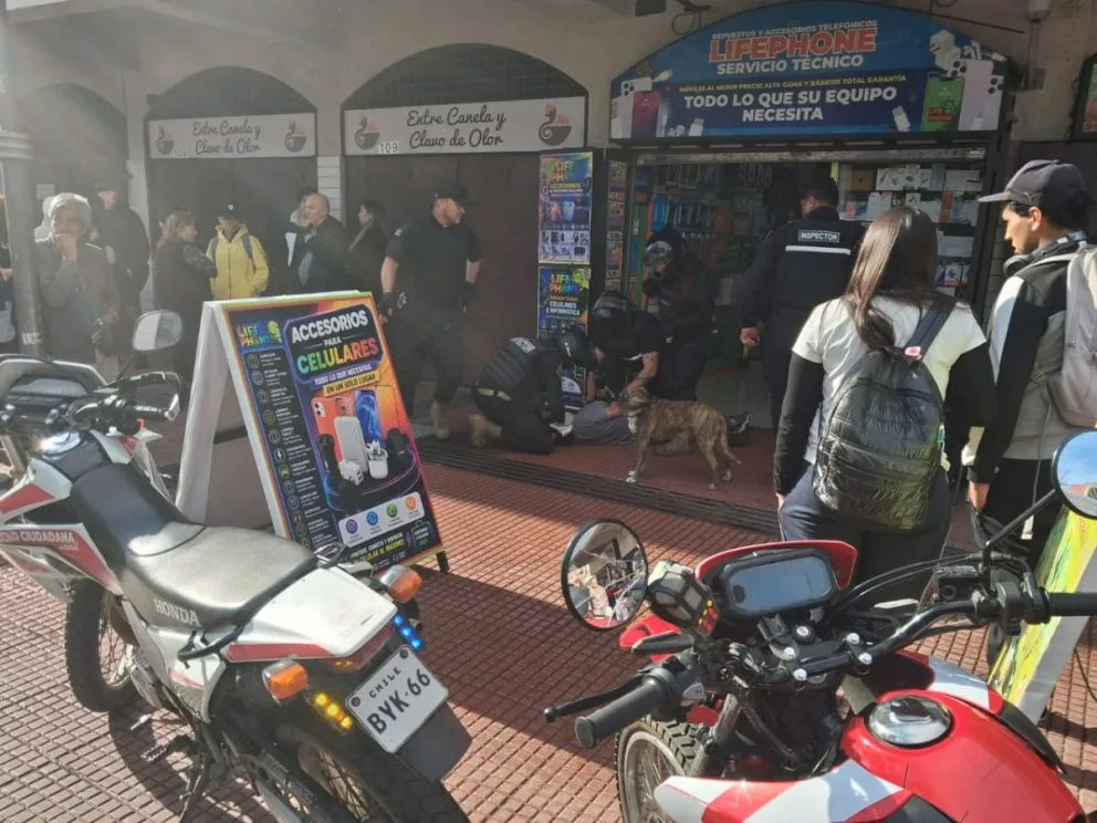 La agresión se produjo este lunes, cuando el sector registraba una importante circulación de personas. (Foto: Cedida)