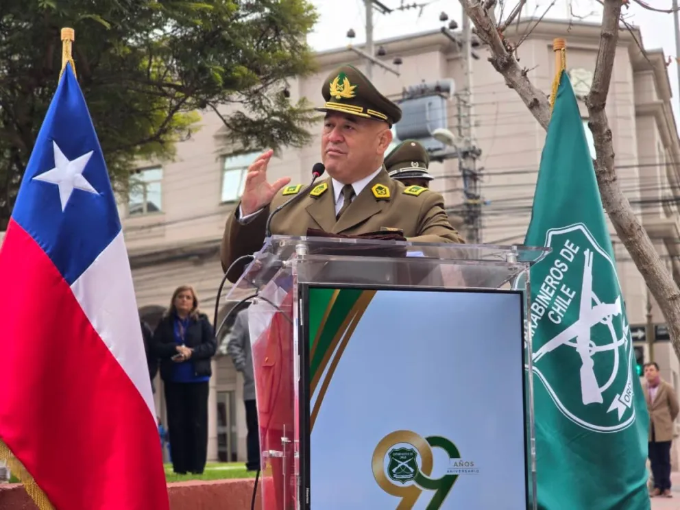 El general Christian Brebi iniciará su segundo año como jefe de Zona de Carabineros Coquimbo. Cedida/ Carabineros de Chile 