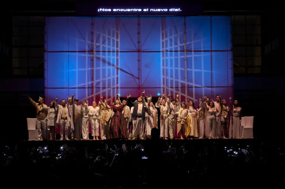 Un número de 70 músicos y artistas escénicos de la región participaron en el montaje de la obra de Giuseppe Verdi.